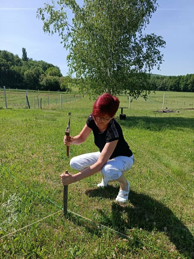 Göncz Katalin a Varázskert kialakításán dolgozik – életfeladat megtalálása 40 felett